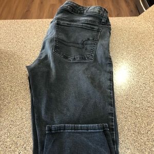 AE Skinny Black Jeggings